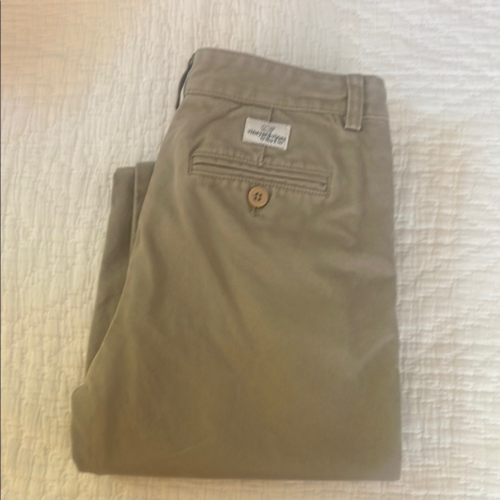 Vineyard Vines Tan Casual Chino Pants Cotton Twill